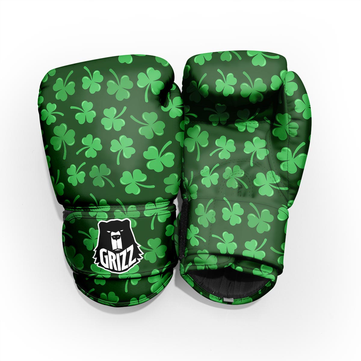 Shamrock St. Patrick's Day Print Pattern Pro Boxing Glove