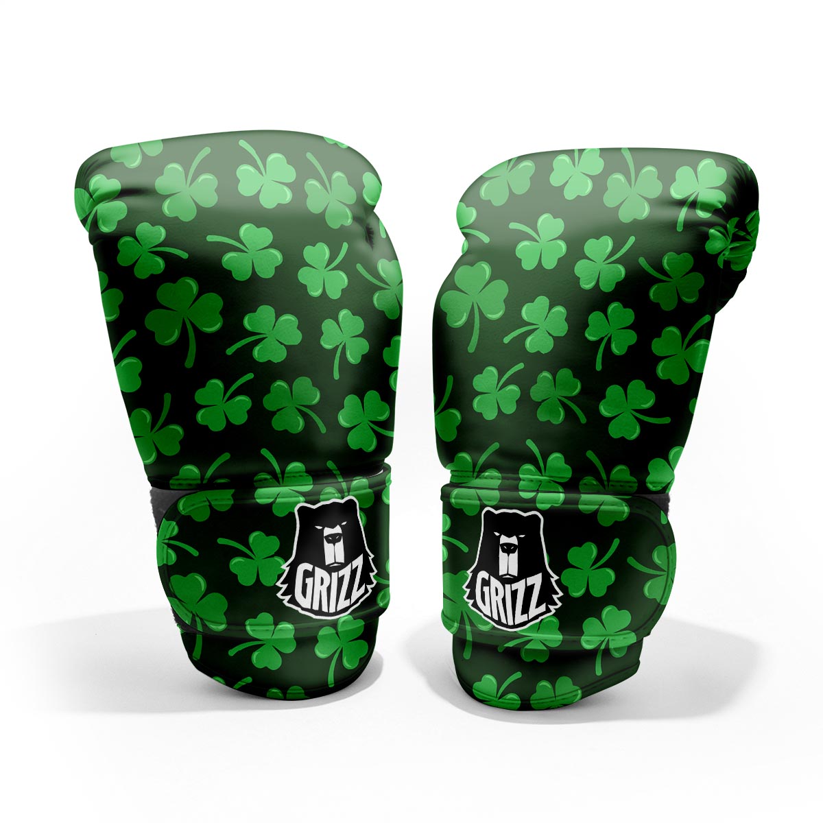 Shamrock St. Patrick's Day Print Pattern Pro Boxing Glove