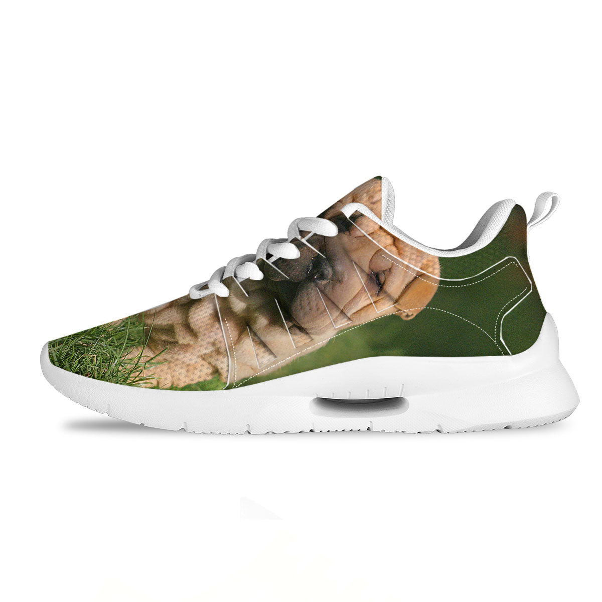 Shar Pei Vintage Print Tennis Shoes-grizzshop