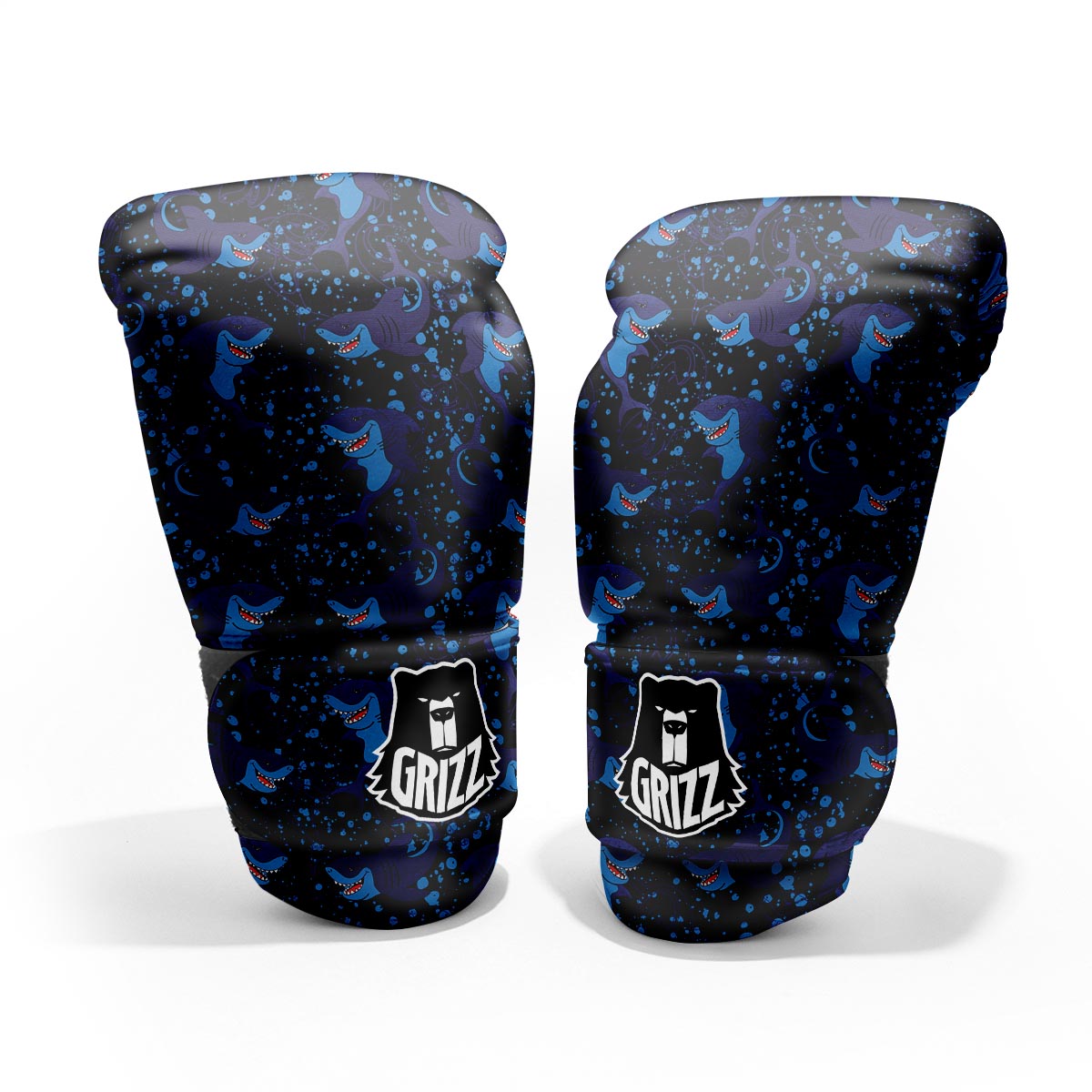 Shark Smiley Print Pattern Pro Boxing Glove