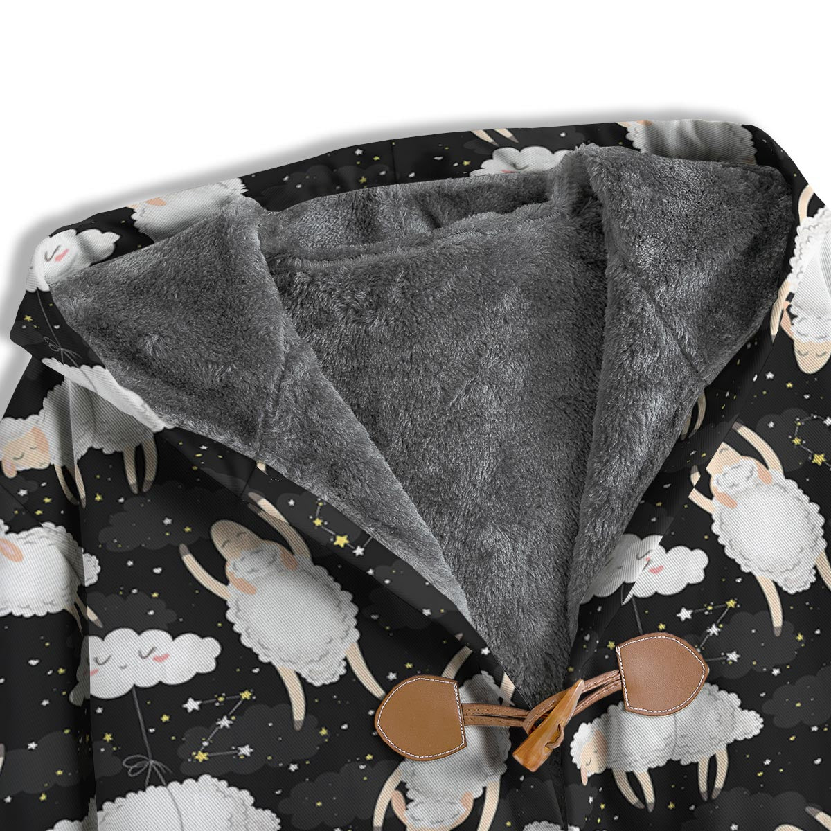 Sheep And Star Print Pattern Men's Windbreaker Jacket-grizzshop