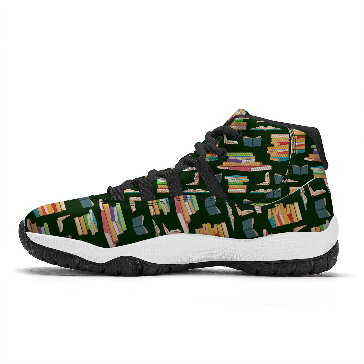 Sheep Cute Print Pattern Black Bball Shoes-grizzshop