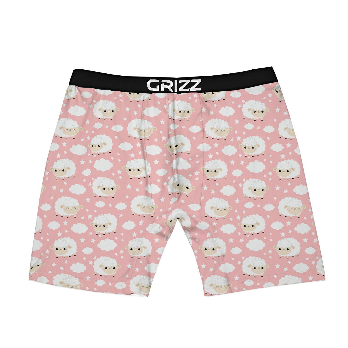 Sheep Cute Print Pattern Boxer Briefs-grizzshop