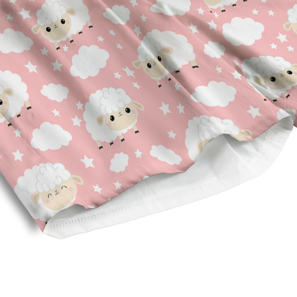 Snowflakes Merry Christmas Print Pattern Men's Athletic Shorts