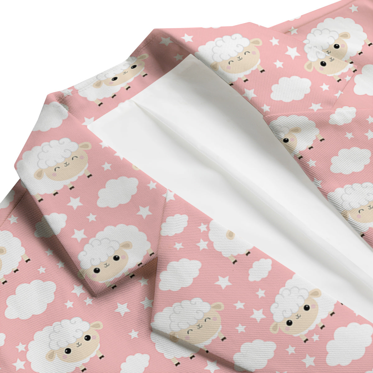 Sheep Cute Print Pattern Men's Blazer-grizzshop