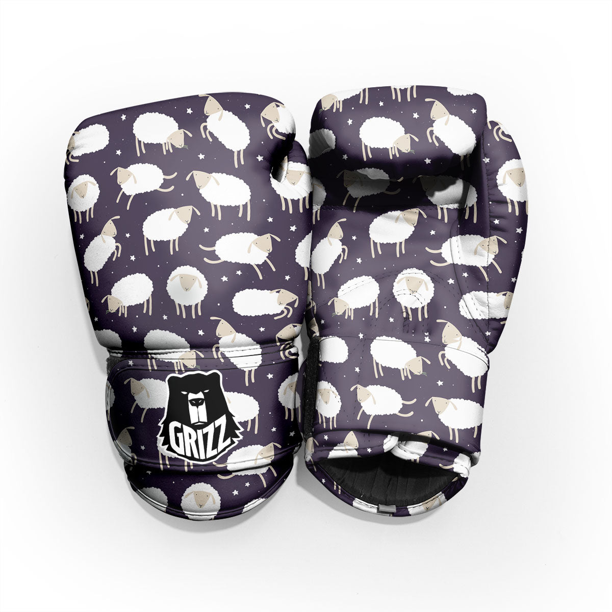 Sheep Print Pattern Pro Boxing Glove