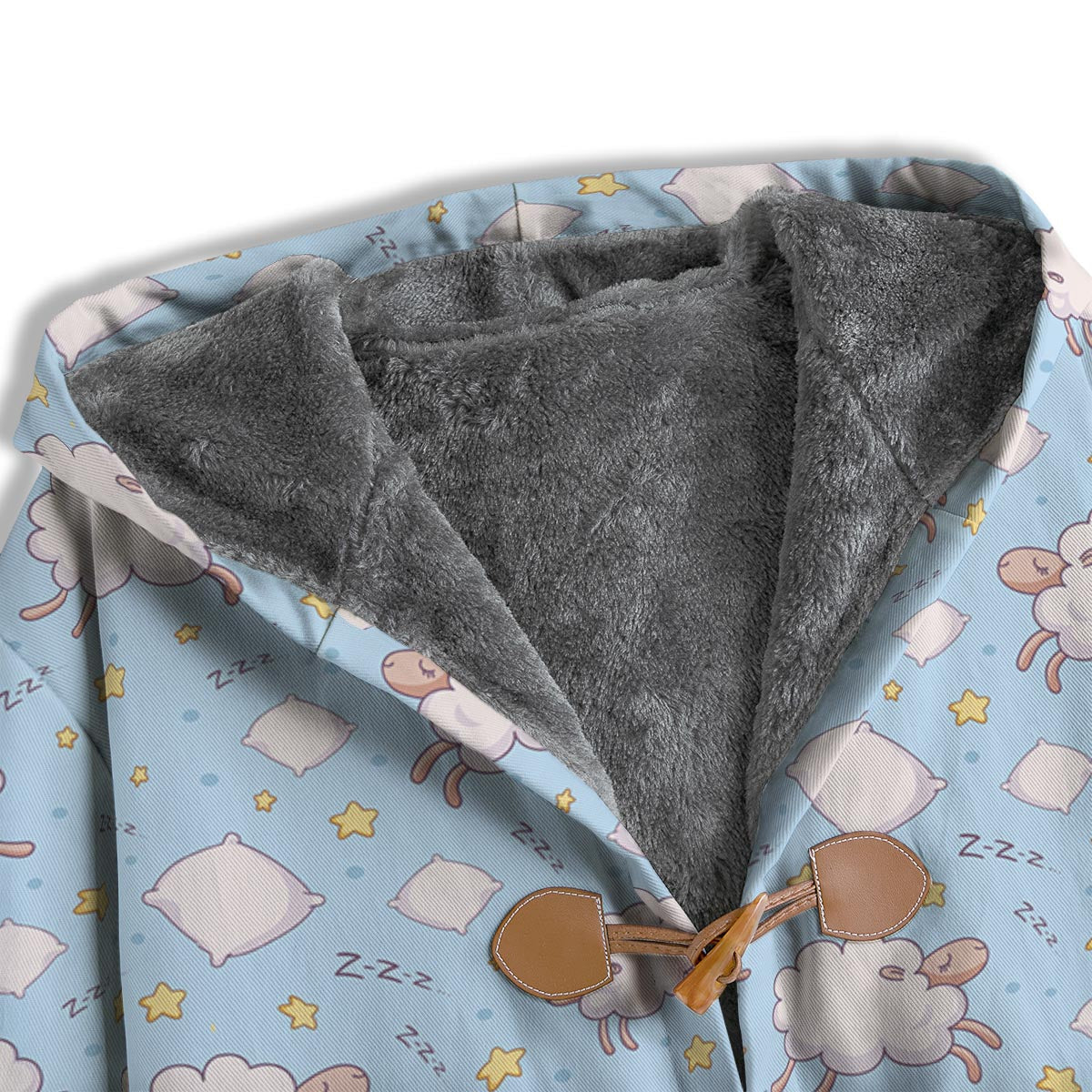 Sheep Sleeping Print Pattern Men's Windbreaker Jacket-grizzshop