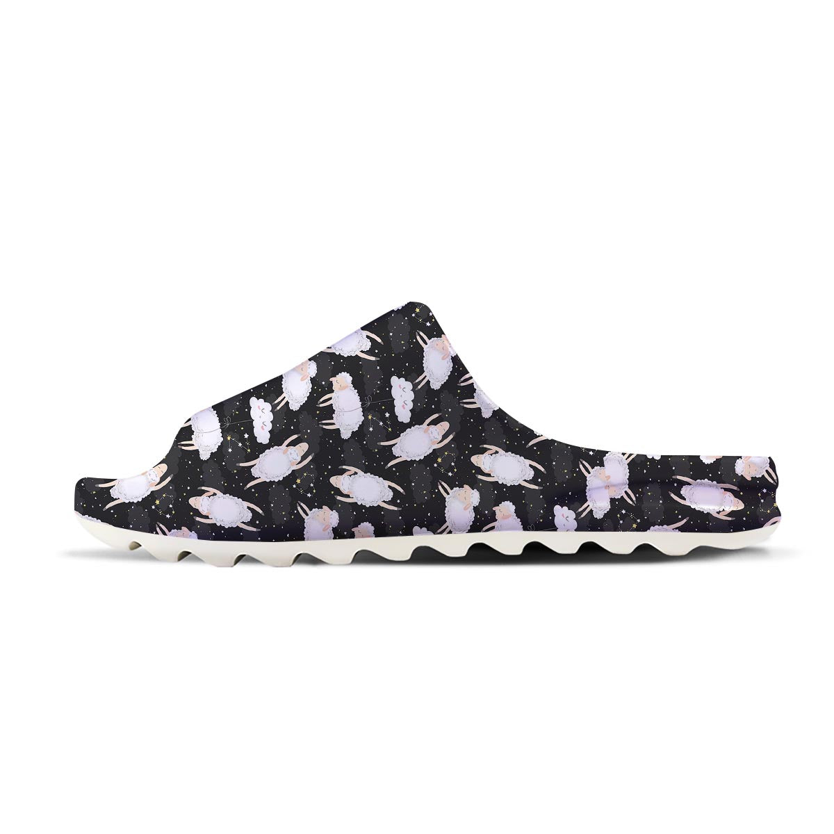 Sheep And Star Print Pattern Sandals-grizzshop