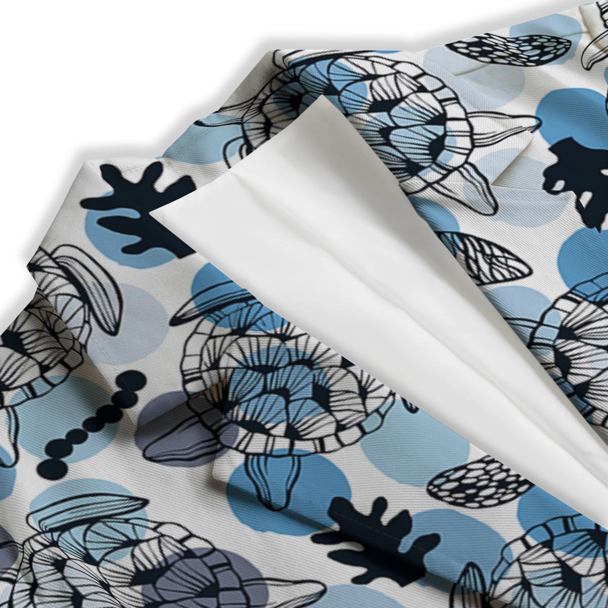 Shell Sea Turtle Print Pattern Women's Blazer-grizzshop