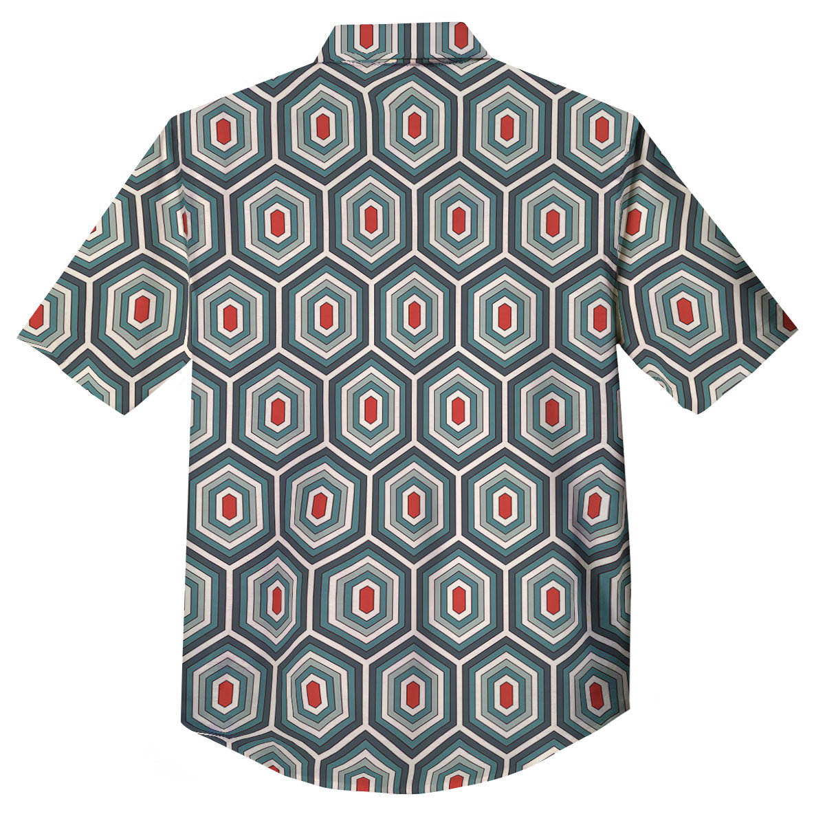 Shell Turtle Print Pattern Button Up Shirt-grizzshop