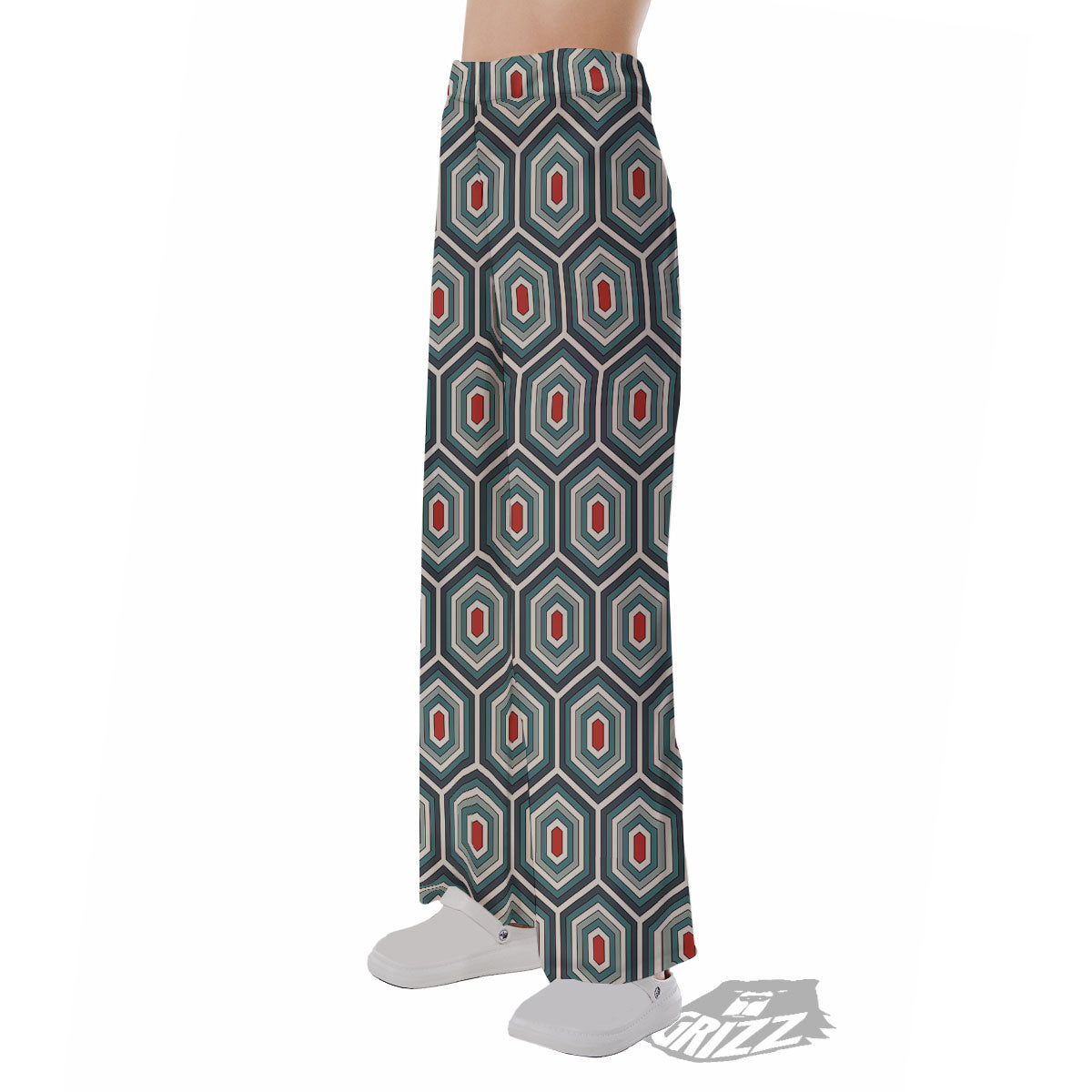 Shell Turtle Print Pattern Pajama Pants-grizzshop