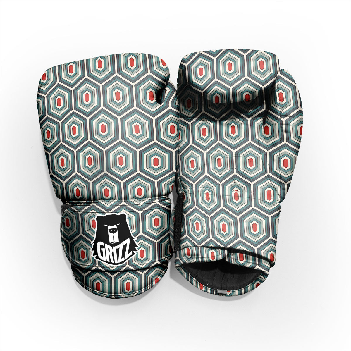 Shell Turtle Print Pattern Sparring Gloves-grizzshop