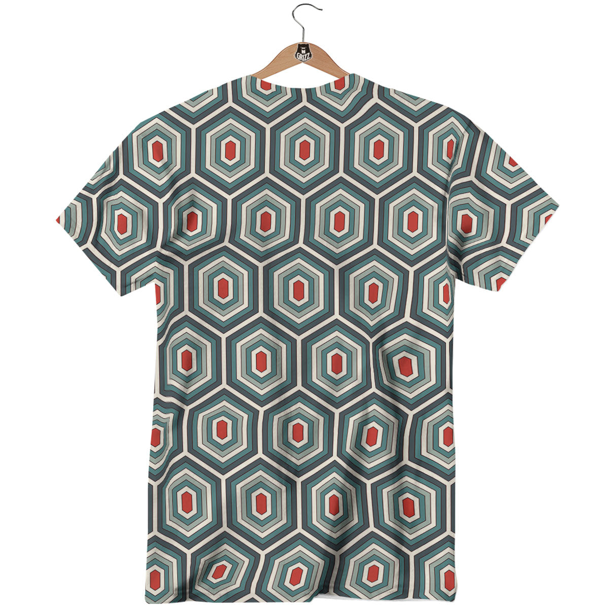 Shell Turtle Print Pattern T-Shirt-grizzshop
