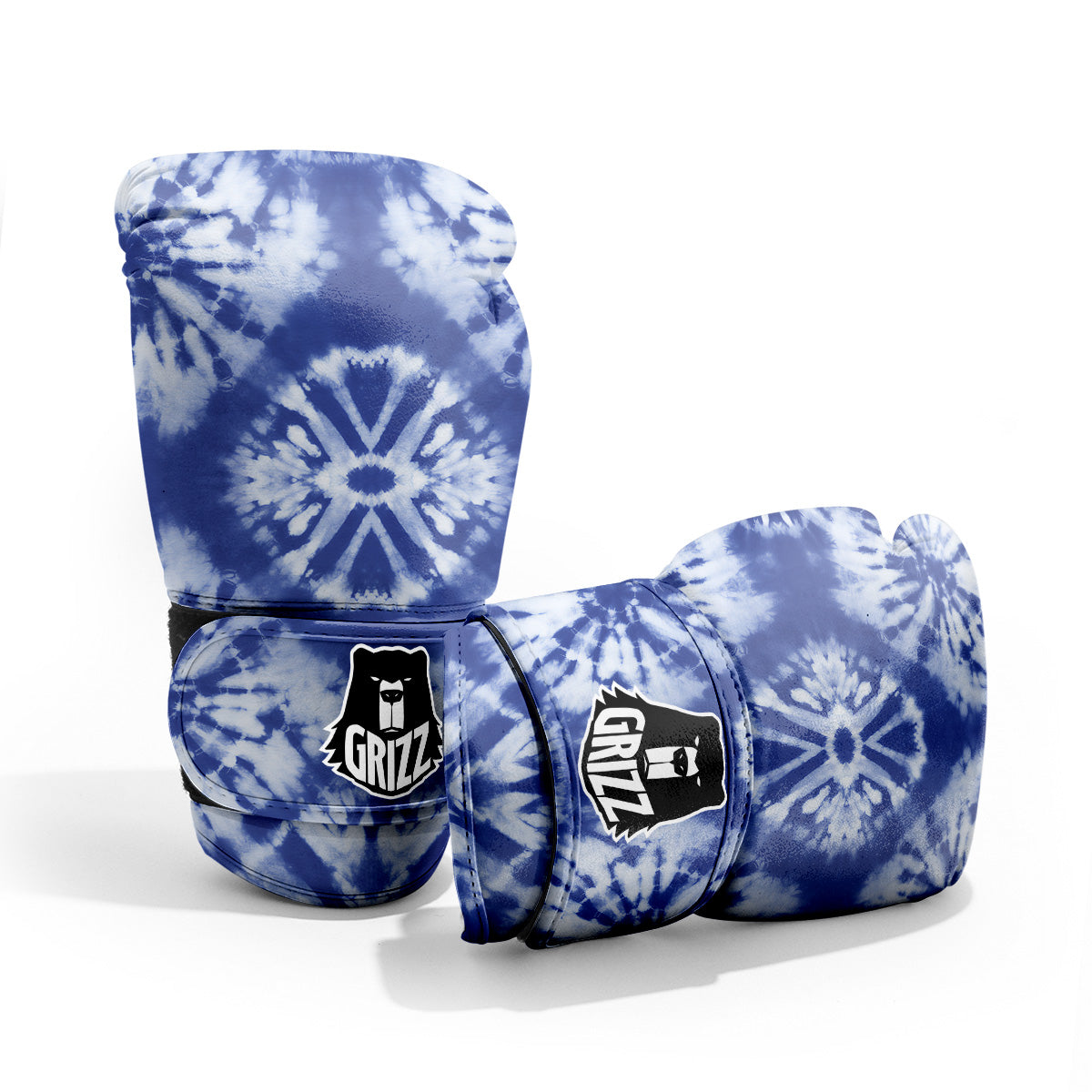 Shibori Blue Print Pro Boxing Glove