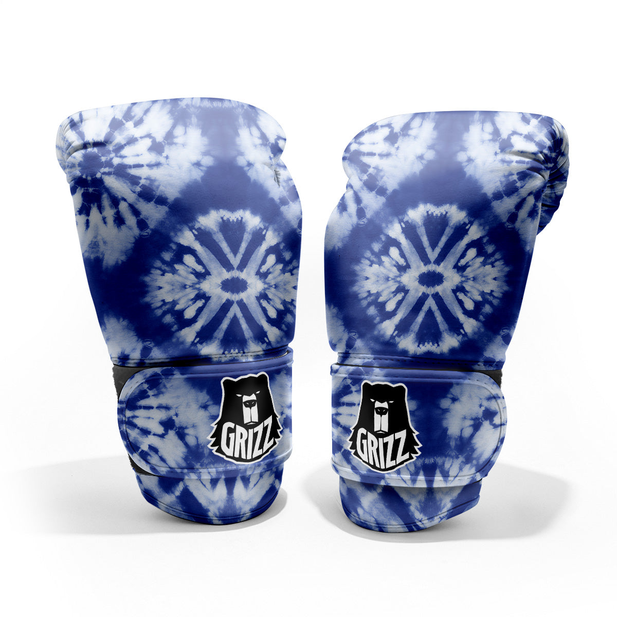 Shibori Blue Print Pro Boxing Glove