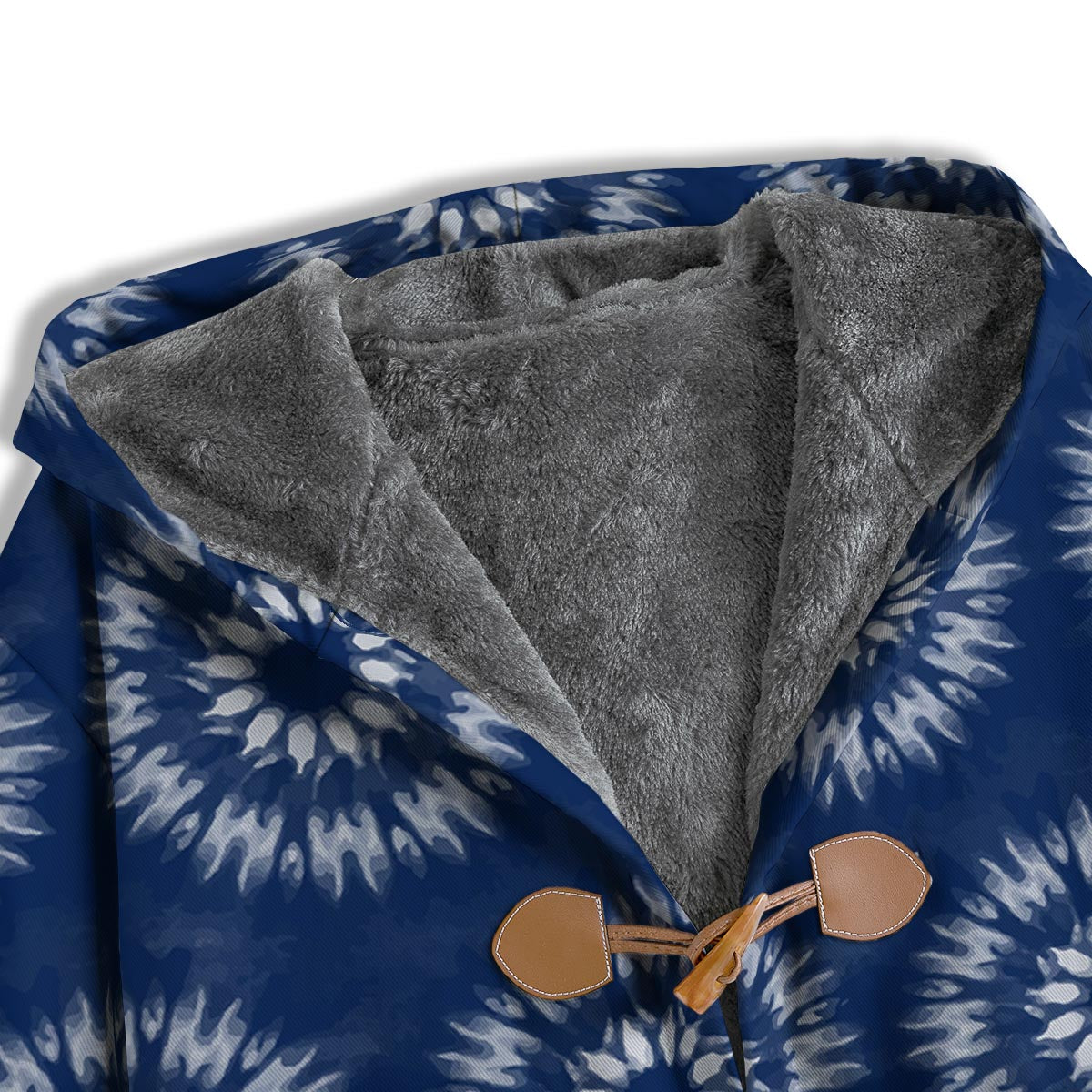 Shibori Print Pattern Men's Windbreaker Jacket-grizzshop