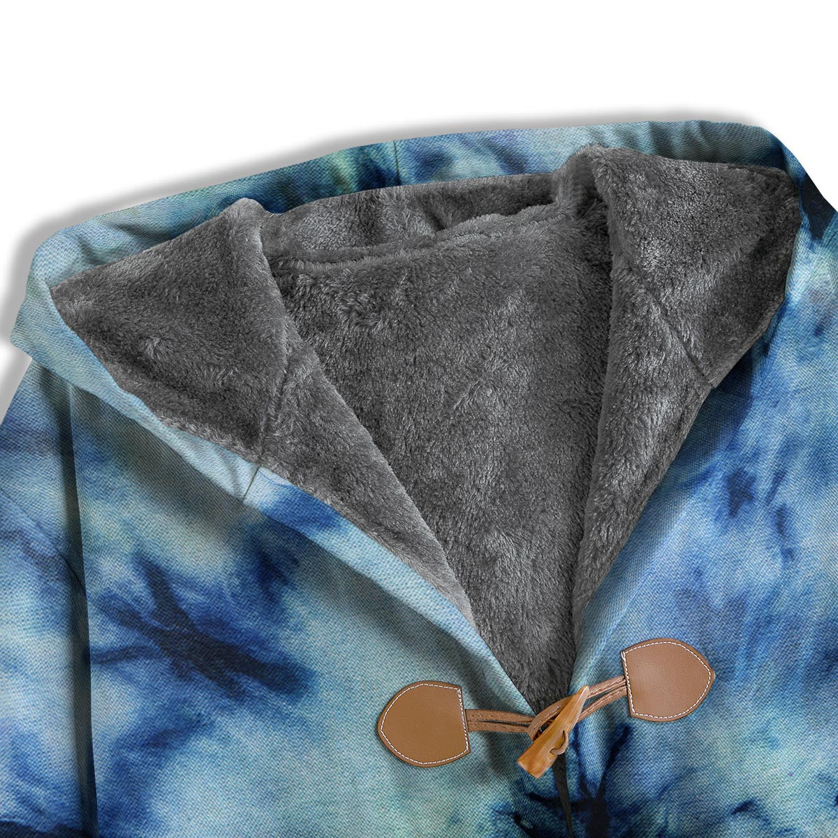 Shibori Tie Dye Print Men's Windbreaker Jacket-grizzshop