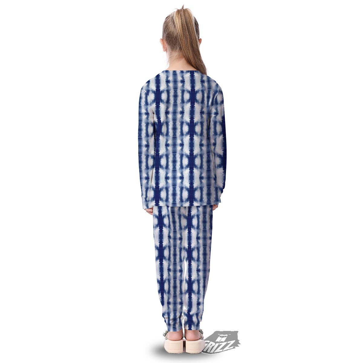 Shibori Tie Dye Print Pattern Kid's Pajamas-grizzshop