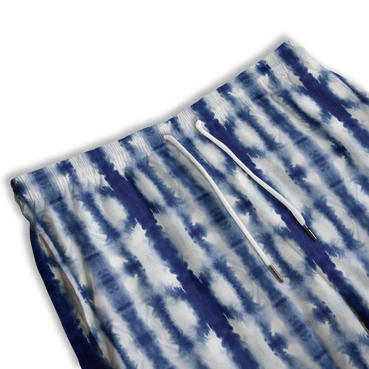 Shibori Tie Dye Print Pattern Men's Athletic Shorts