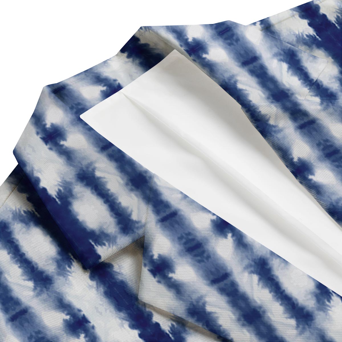 Shibori Tie Dye Print Pattern Men's Blazer-grizzshop