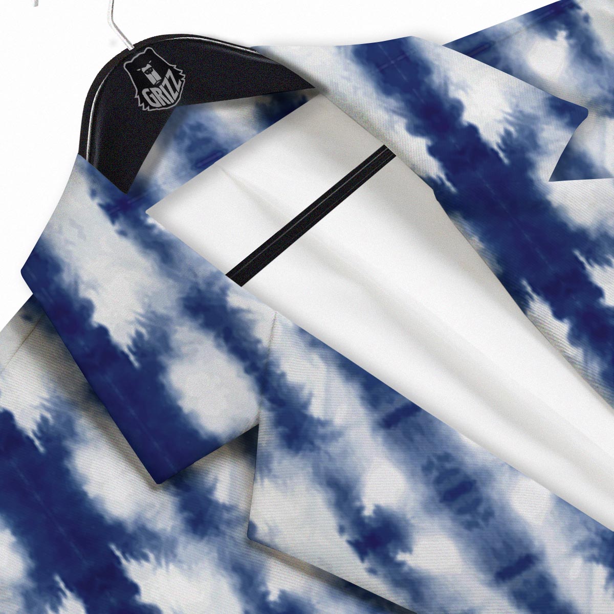 Shibori Tie Dye Print Pattern Men's Sport Coat-grizzshop
