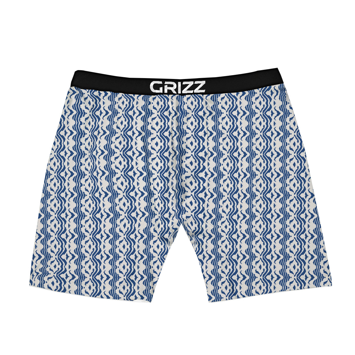Shibori Wave Print Pattern Boxer Briefs-grizzshop