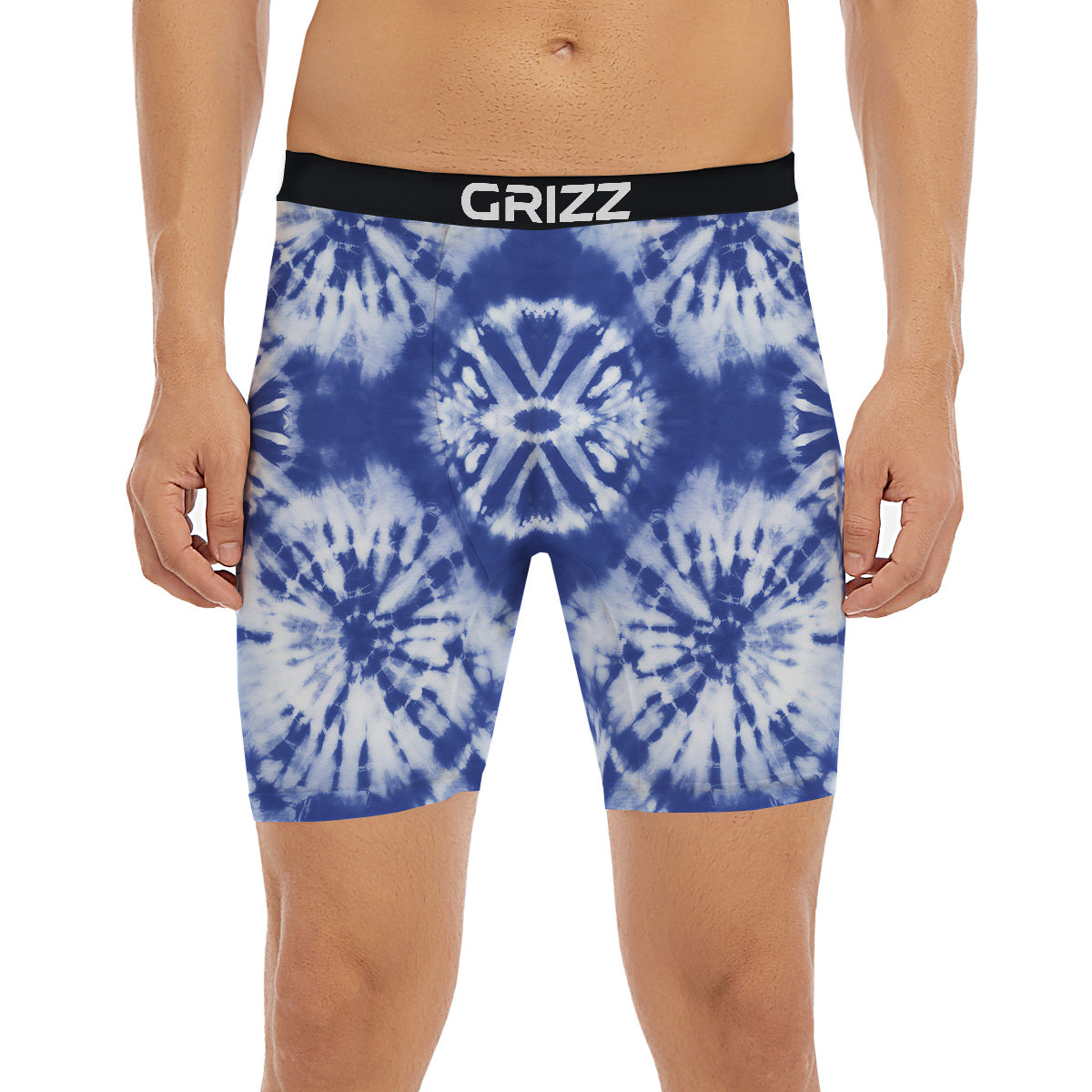 Shibori Blue Print Boxer Briefs