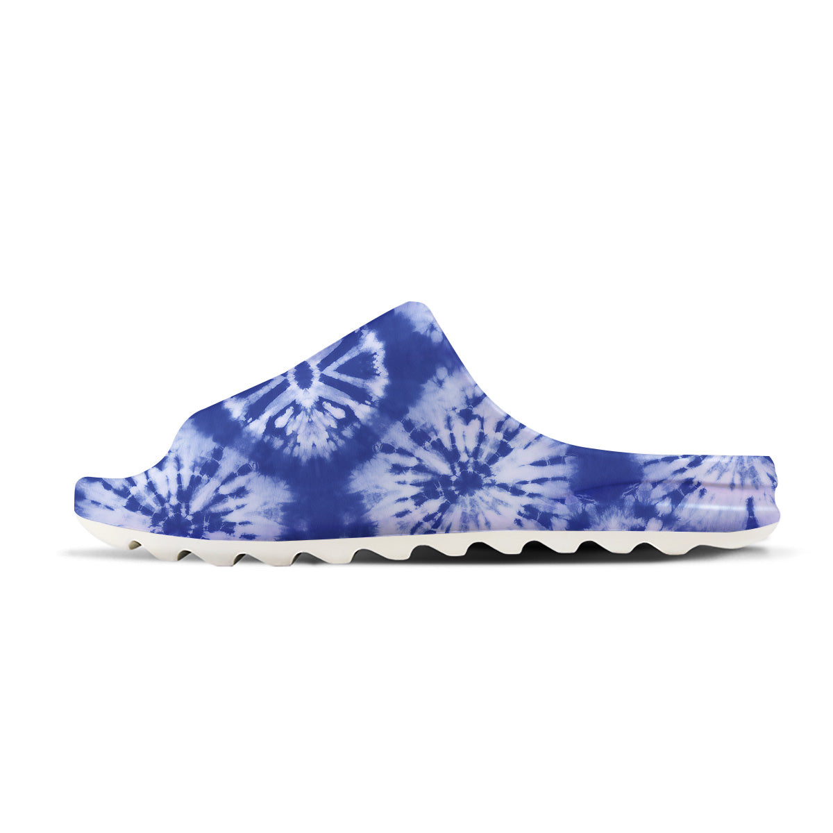 Shibori Blue Print Sandals-grizzshop