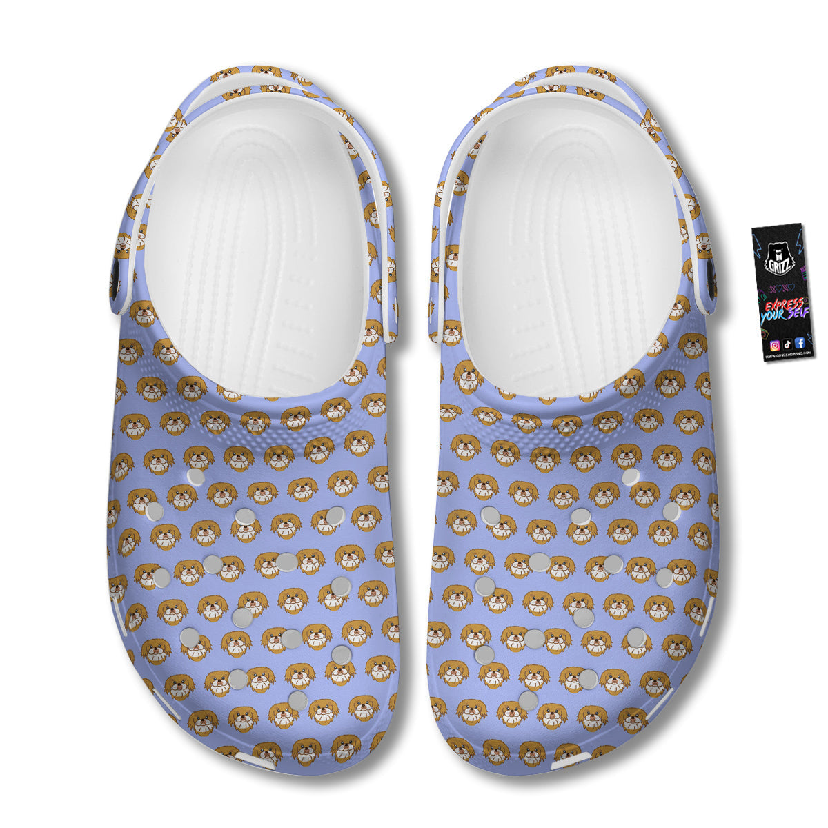 Shih Tzu Cute Print Pattern Clog-grizzshop
