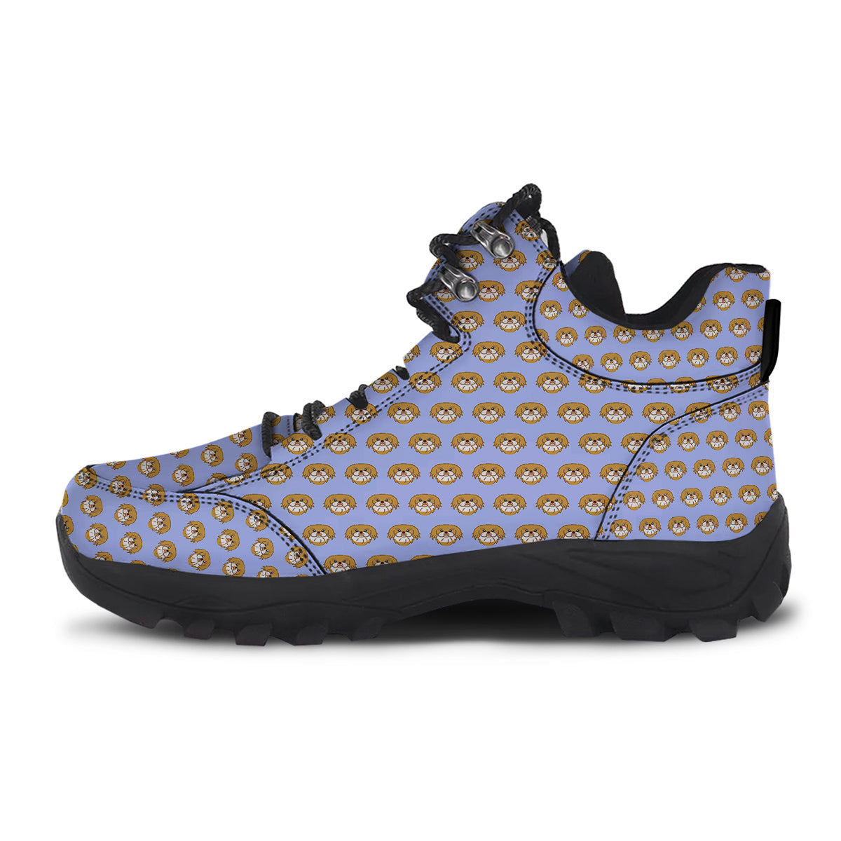 Shih Tzu Cute Print Pattern Hiking Shoes-grizzshop