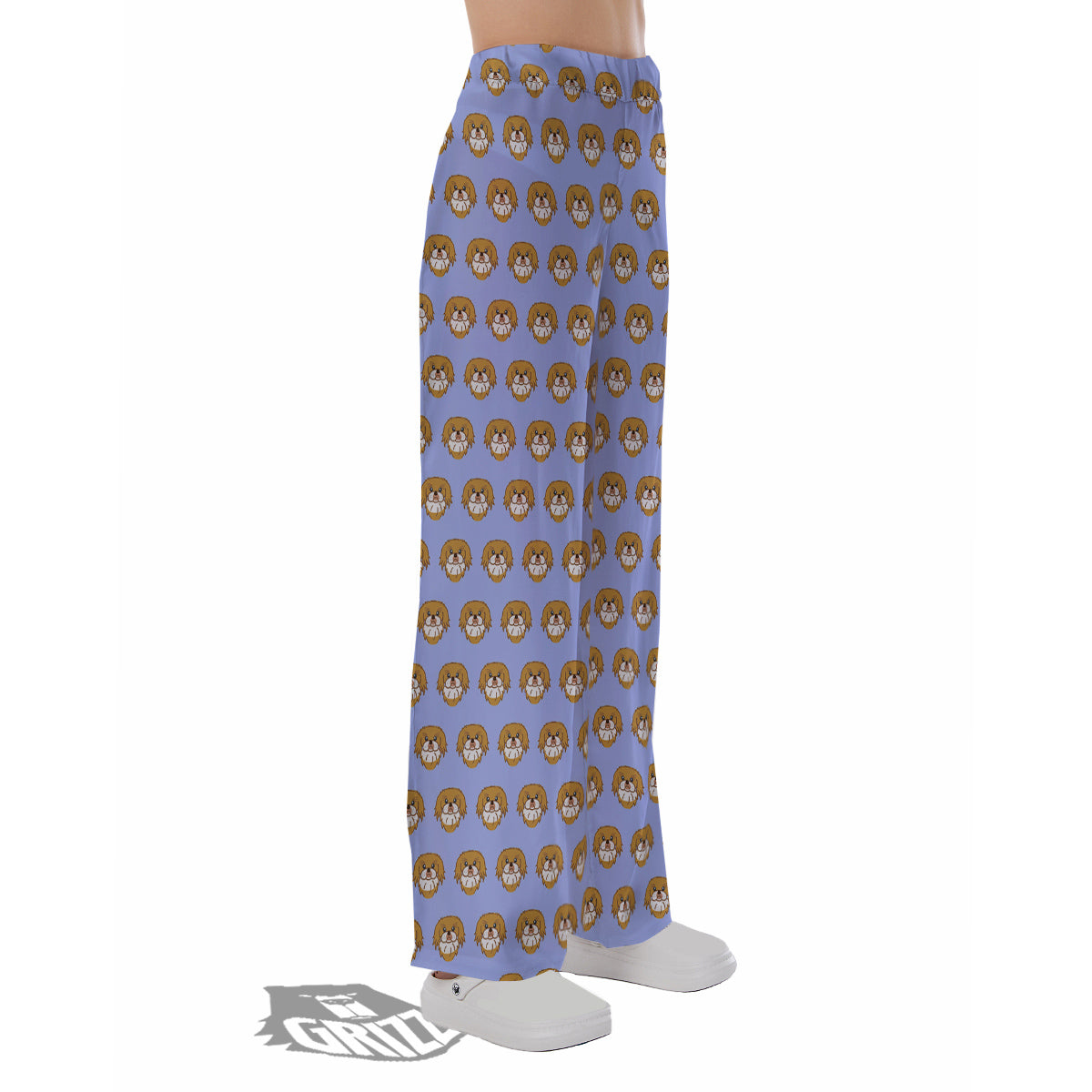 Shih Tzu Cute Print Pattern Pajama Pants-grizzshop