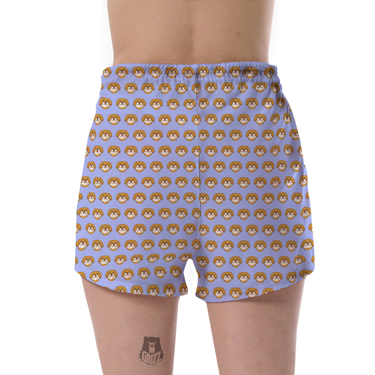 Shih Tzu Cute Print Pattern Women's Shorts-grizzshop