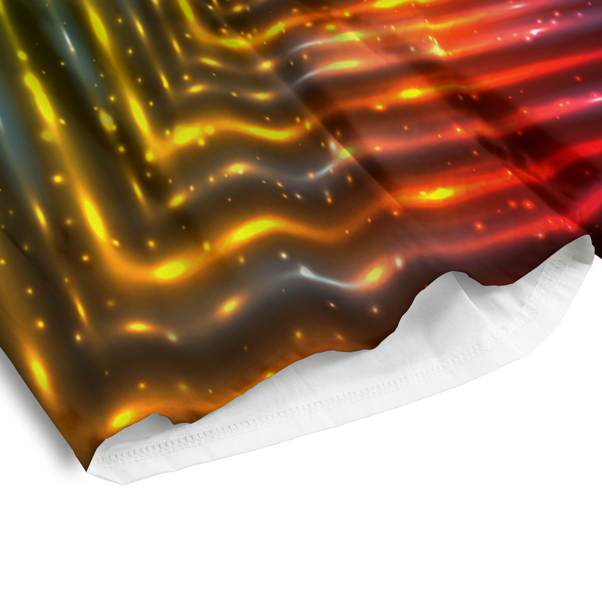 Shining Lights Rainbow Colors Neon Print Men's Athletic Shorts