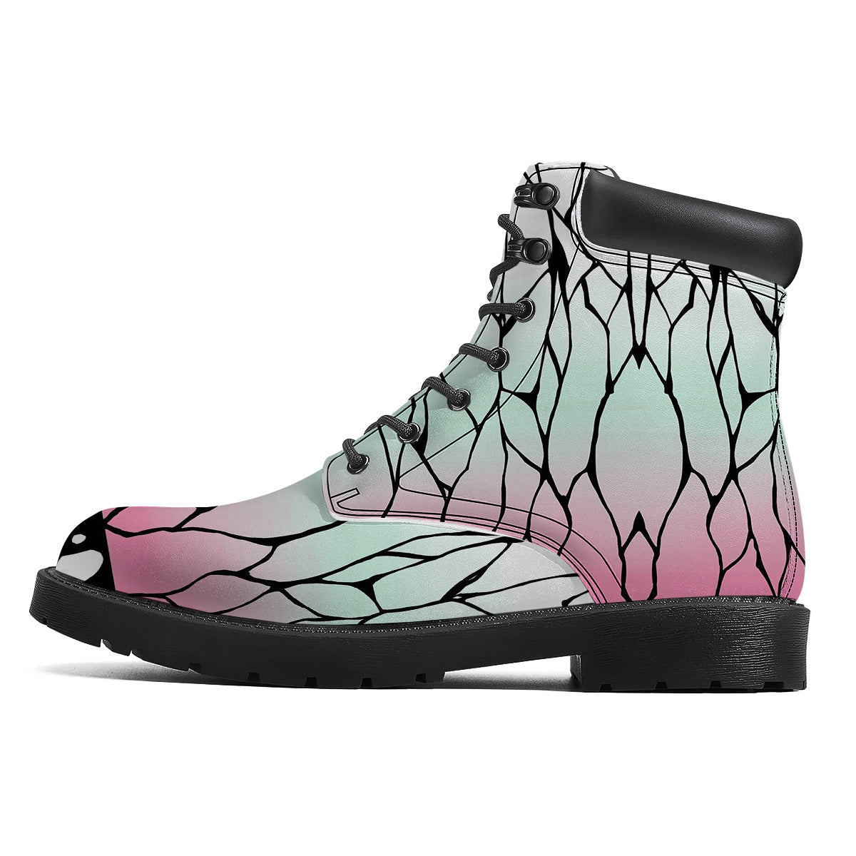 Shinobu Print Pattern Boots-grizzshop