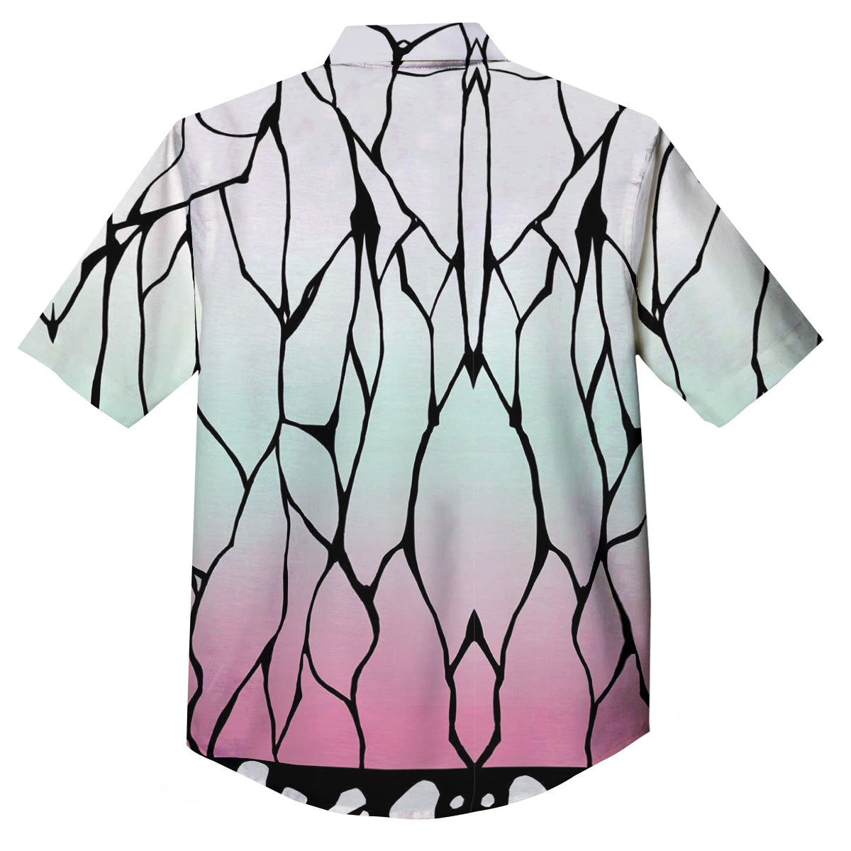Shinobu Print Pattern Button Up Shirt-grizzshop