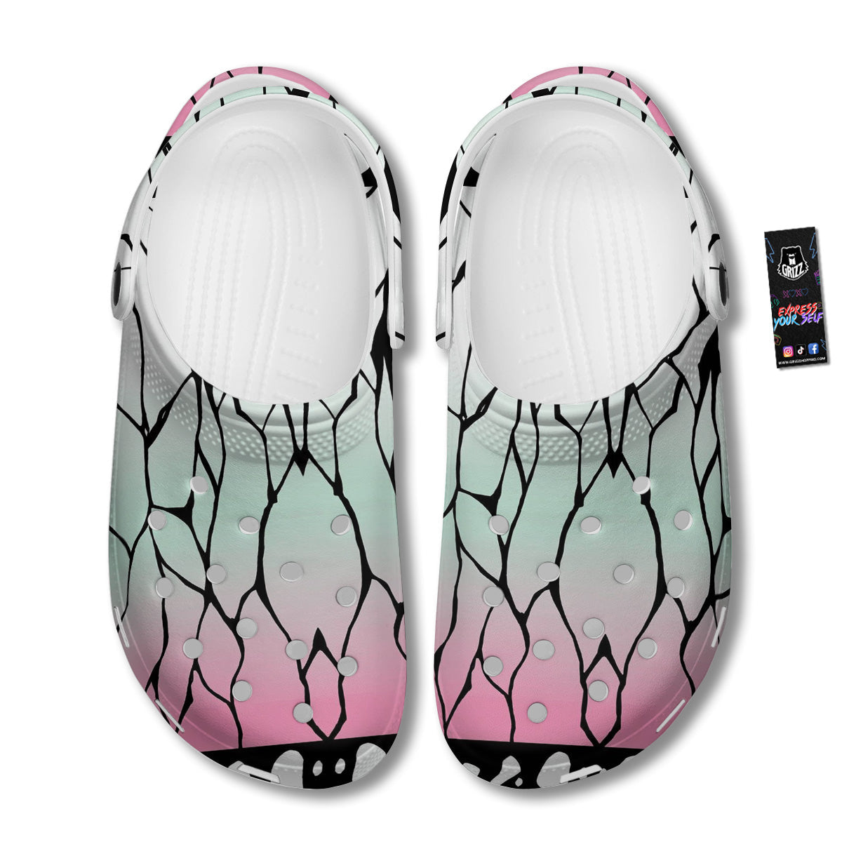 Shinobu Print Pattern Clog-grizzshop
