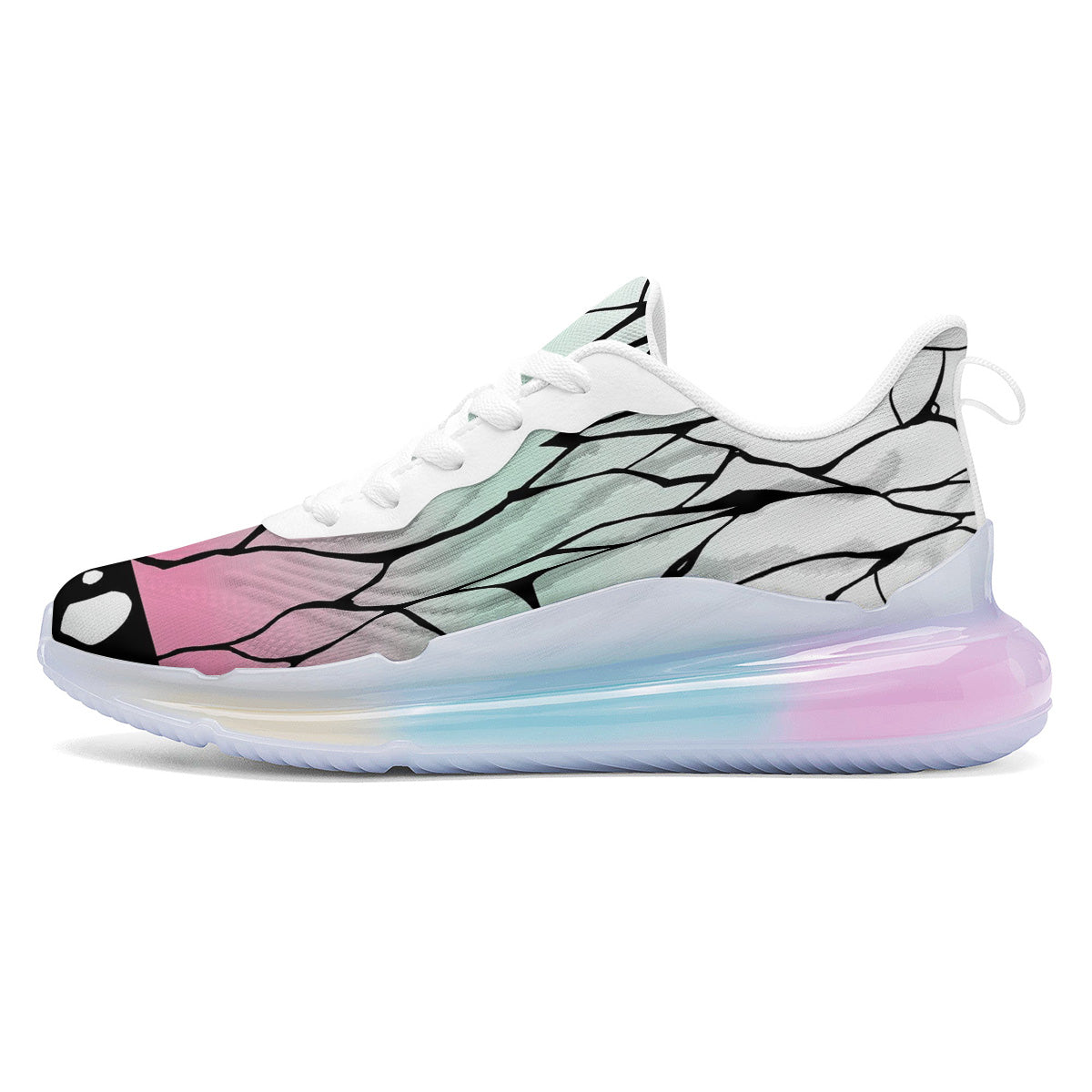 Shinobu Print Pattern Running Sneakers-grizzshop