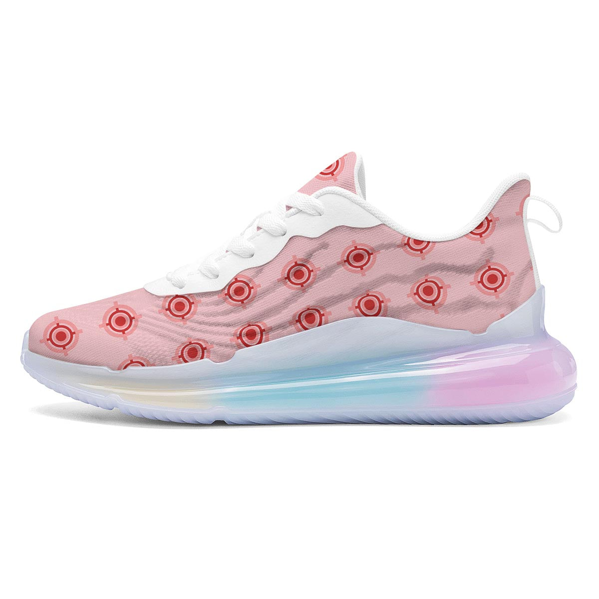Sight Red Gun Print Pattern Running Sneakers-grizzshop
