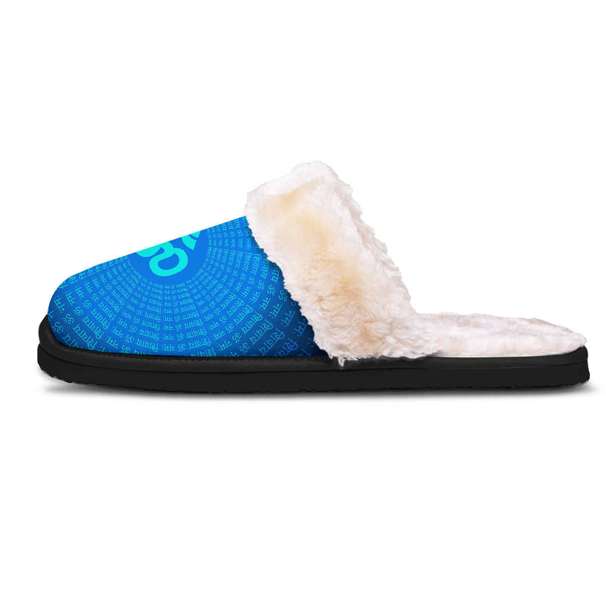 Sign Om Spiritual Print Slippers-grizzshop