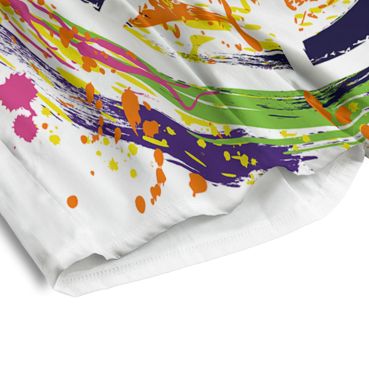 Sign Peace Rasta Print Men's Athletic Shorts