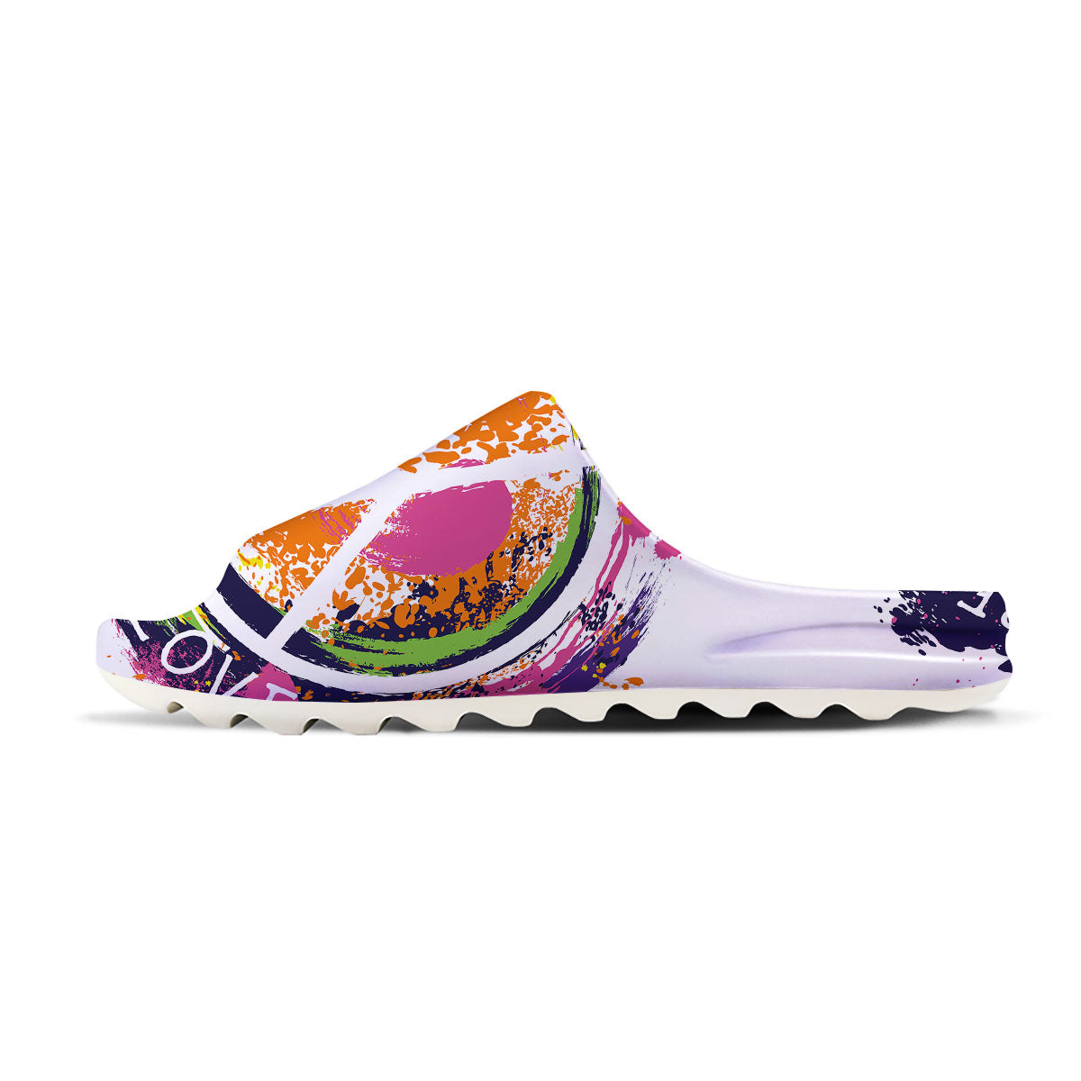 Sign Peace Rasta Print Sandals-grizzshop