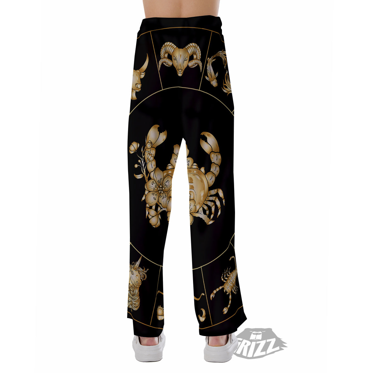 Signs Astrological And Cancer Print Pajama Pants-grizzshop
