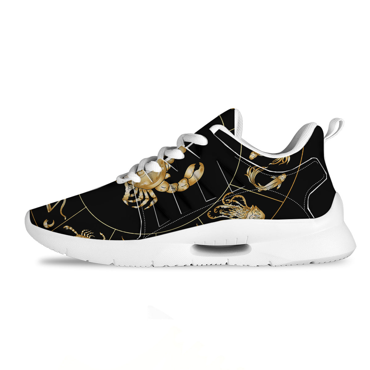 Signs Astrological And Cancer Print Tennis Shoes-grizzshop