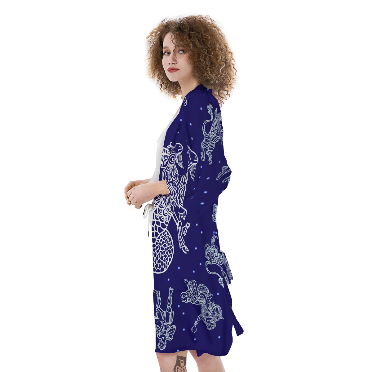Signs Astrological And Capricorn Print Kimono-grizzshop