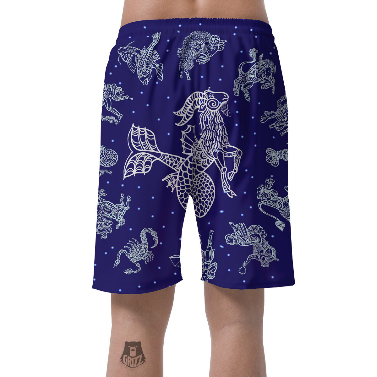 Signs Astrological And Capricorn Print Men's Shorts-grizzshop