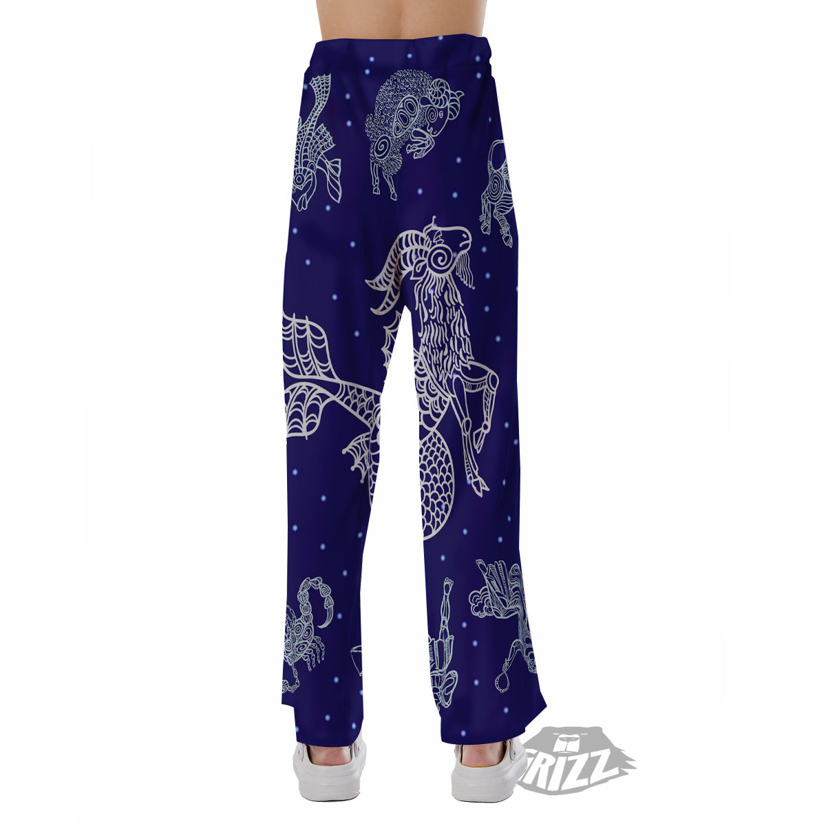 Signs Astrological And Capricorn Print Pajama Pants-grizzshop