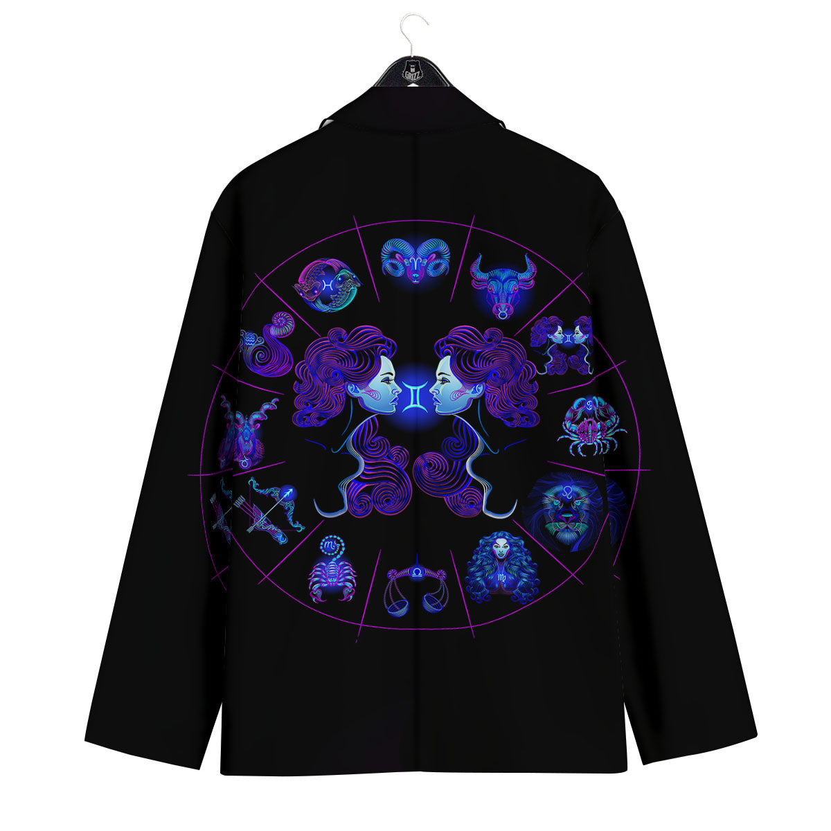 Signs Astrological And Gemini Print Men's Sport Coat-grizzshop