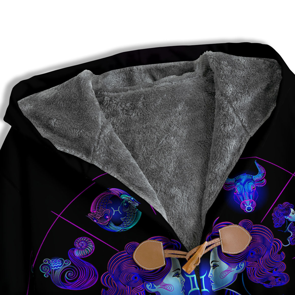 Signs Astrological And Gemini Print Men's Windbreaker Jacket-grizzshop