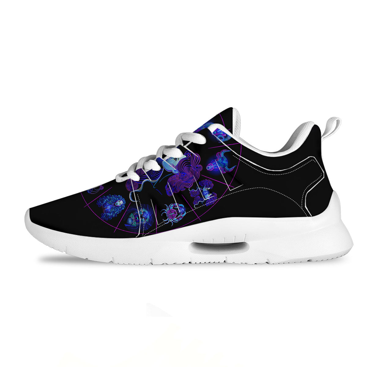 Signs Astrological And Gemini Print Tennis Shoes-grizzshop
