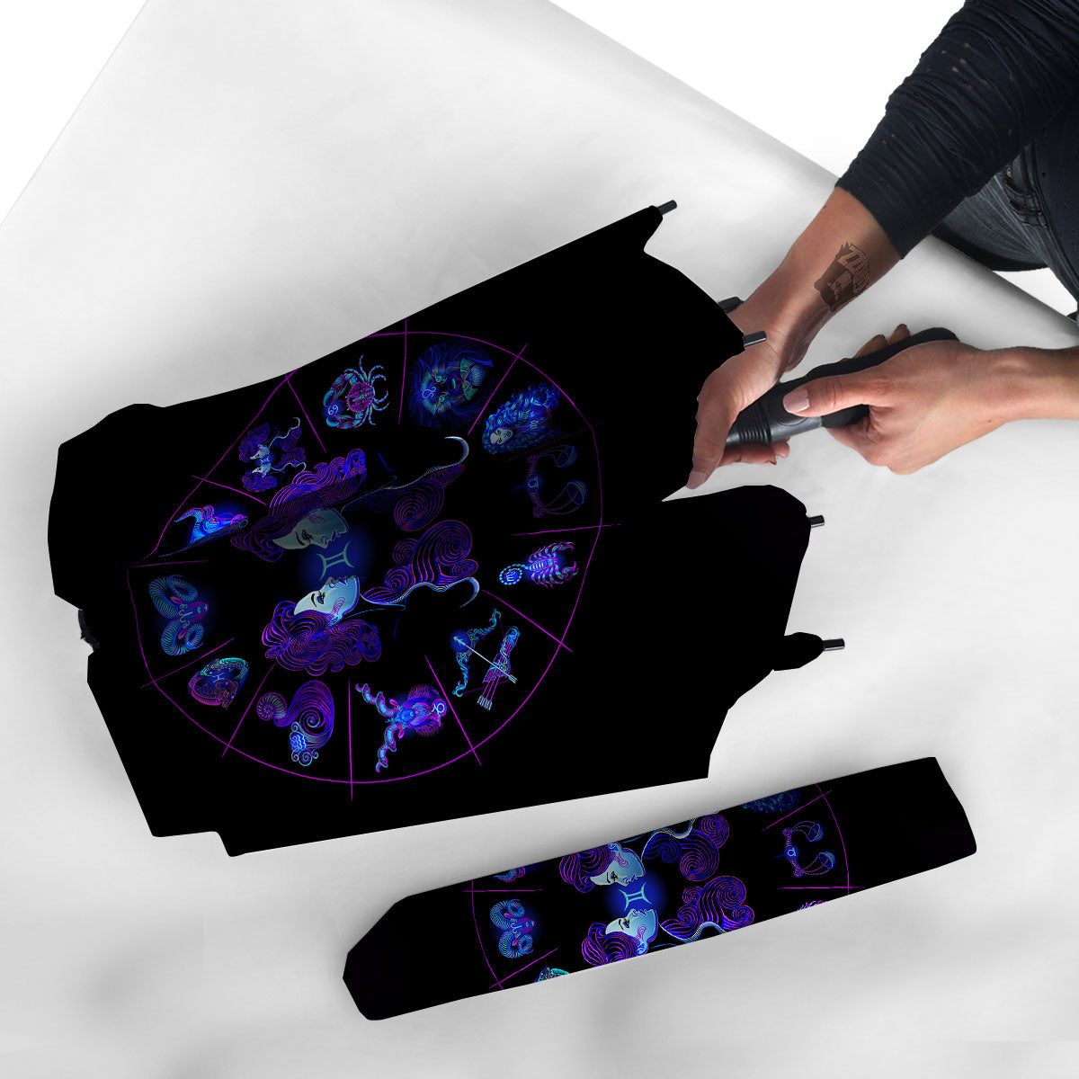 Signs Astrological And Gemini Print Umbrella-grizzshop